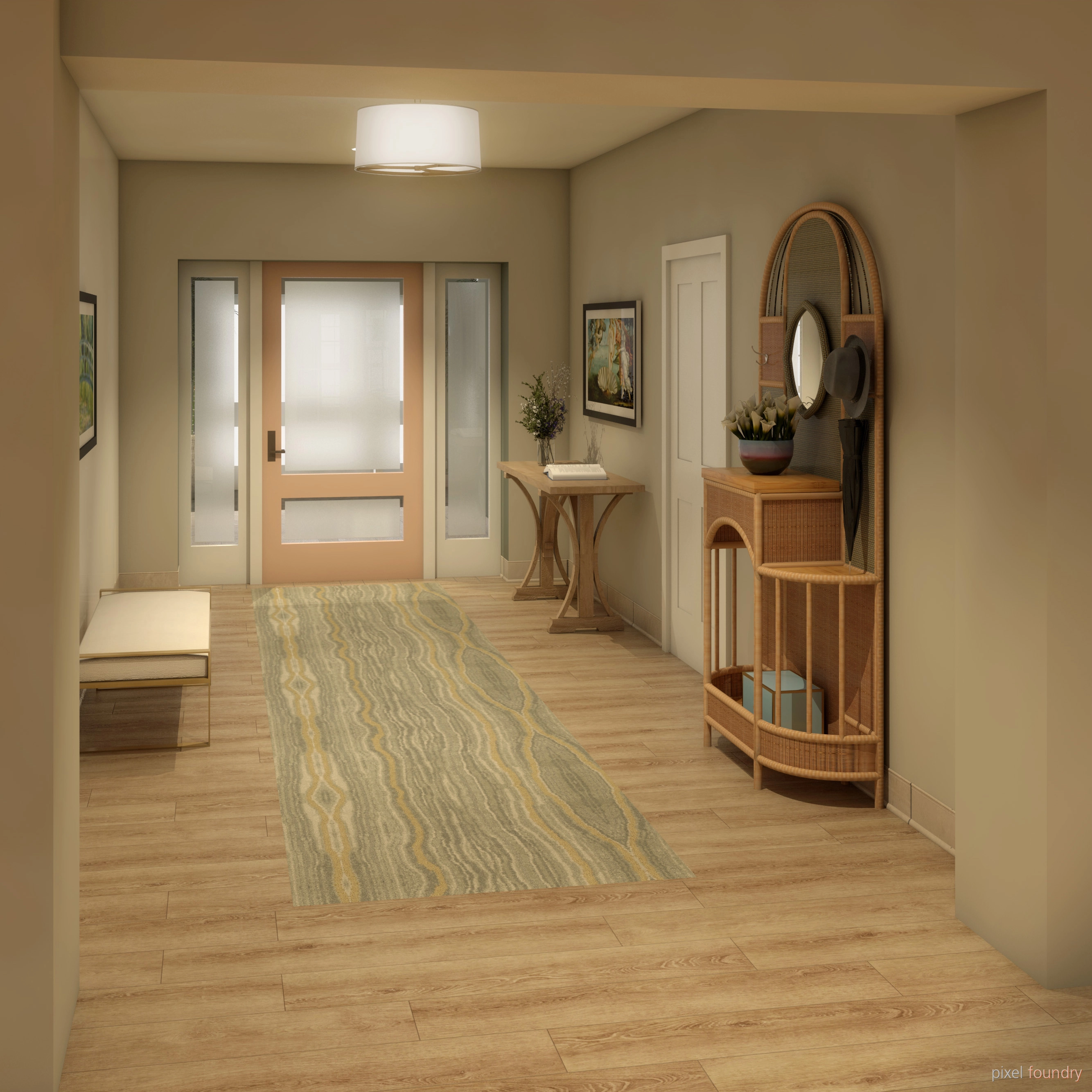 Cedars foyer design